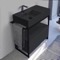 Black Modern  Console Vanity, 35